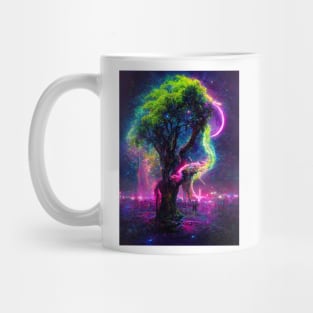 Neon Oak Tree Mug